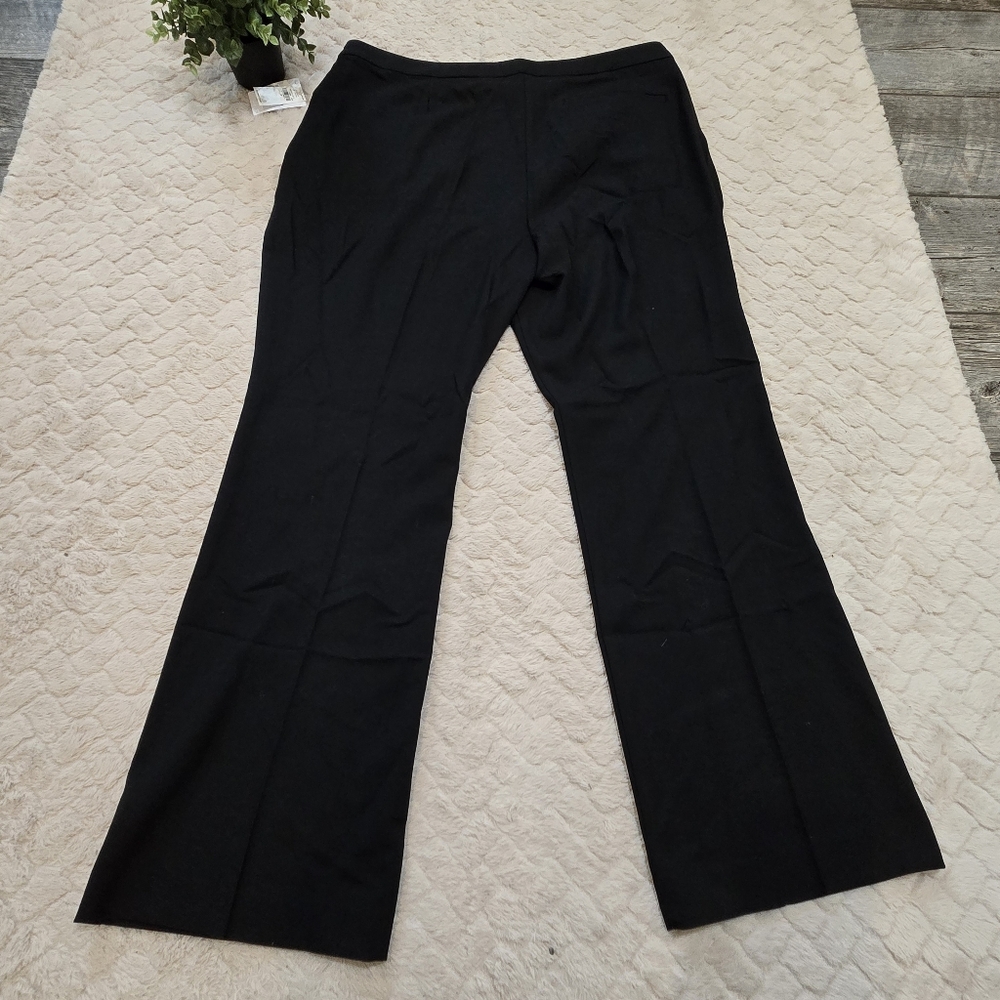 Old Navy Black Mid-Rise Boot Cut Adjustable Waist Dress Pants, Size 16 NWT - Picture 8 of 10